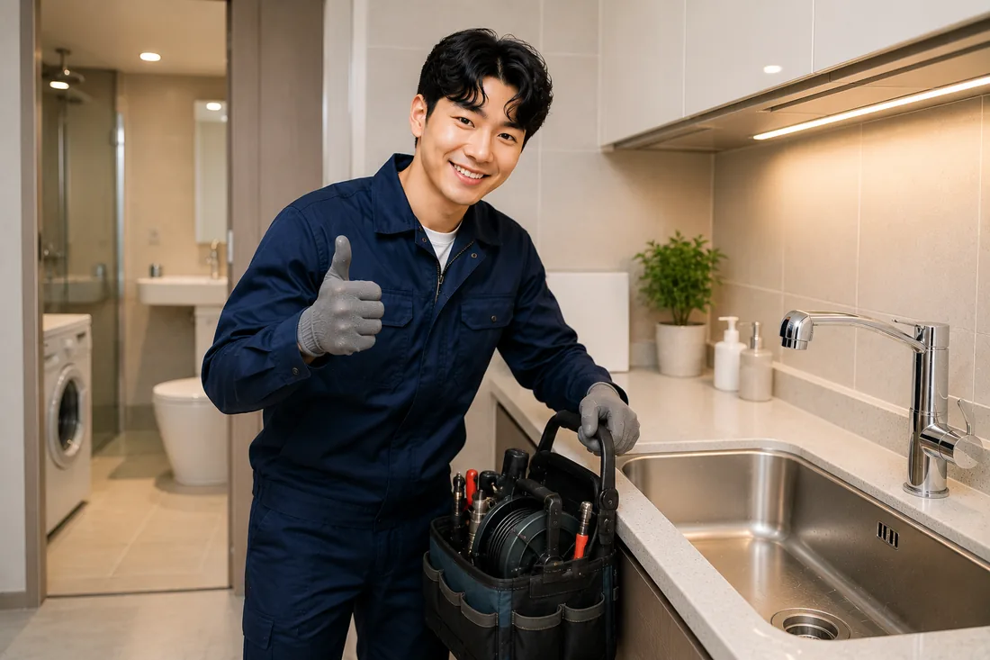 내가면 배관막힘 마무리점검